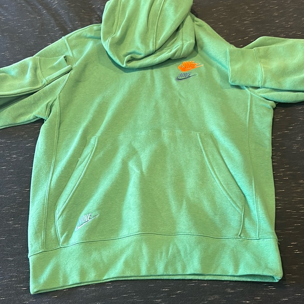 Green Nike sweatshirt